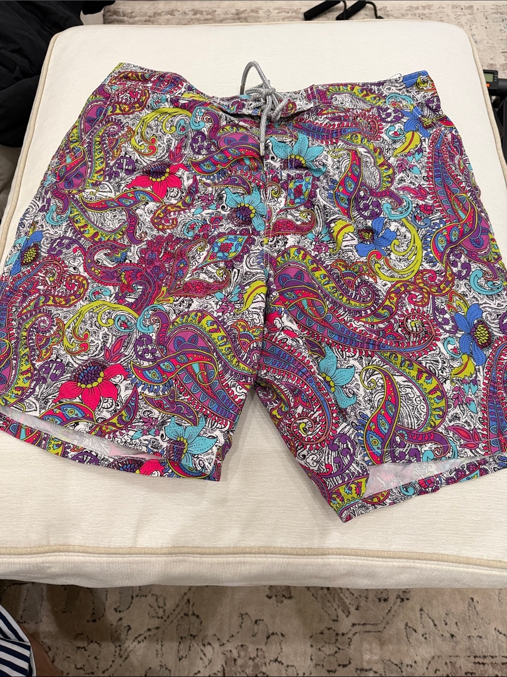 Bugatchi Paisley Swim Shorts XL